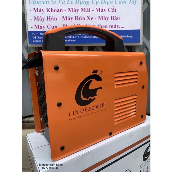 Máy Hàn điện tử LIN COLNZONTER ARC 220E NEW hàn sắt,tôn gia đình, công nghệ sản xuất Tặng BÓ 20 que Hàn