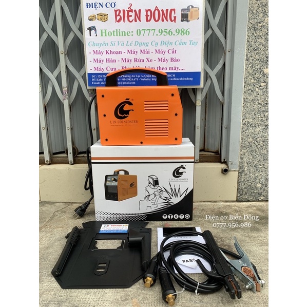Máy Hàn điện tử LIN COLNZONTER ARC 220E NEW hàn sắt,tôn gia đình, công nghệ sản xuất Tặng BÓ 20 que Hàn