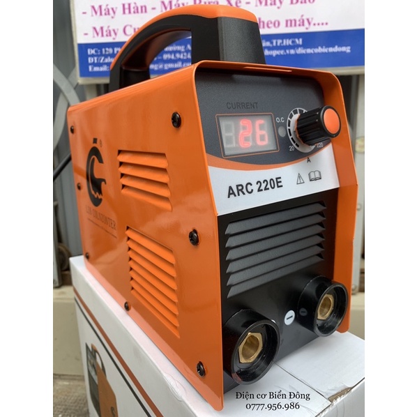 Máy Hàn điện tử LIN COLNZONTER ARC 220E NEW hàn sắt,tôn gia đình, công nghệ sản xuất Tặng BÓ 20 que Hàn