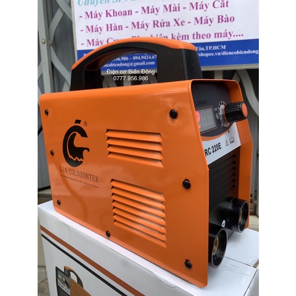 Máy Hàn điện tử LIN COLNZONTER ARC 220E NEW hàn sắt,tôn gia đình, công nghệ sản xuất Tặng BÓ 20 que Hàn 