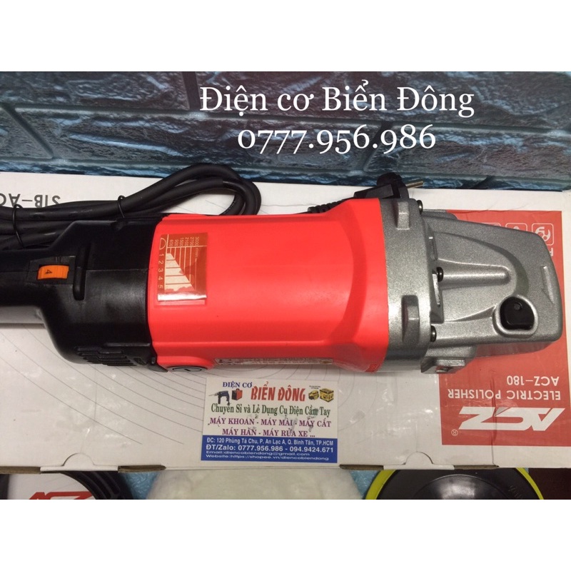 Máy đánh bóng ôtô ACZ đĩa 180mm 1800W đánh bóng các bề mặt ôtô, gỗ, gương,điêu khắc mỹ nghệ