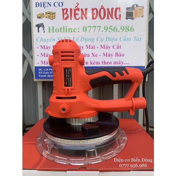 Máy chà nhám tường MOYIDA 1250W 180mm dùng để làm mịn tường thô trước khi sơn