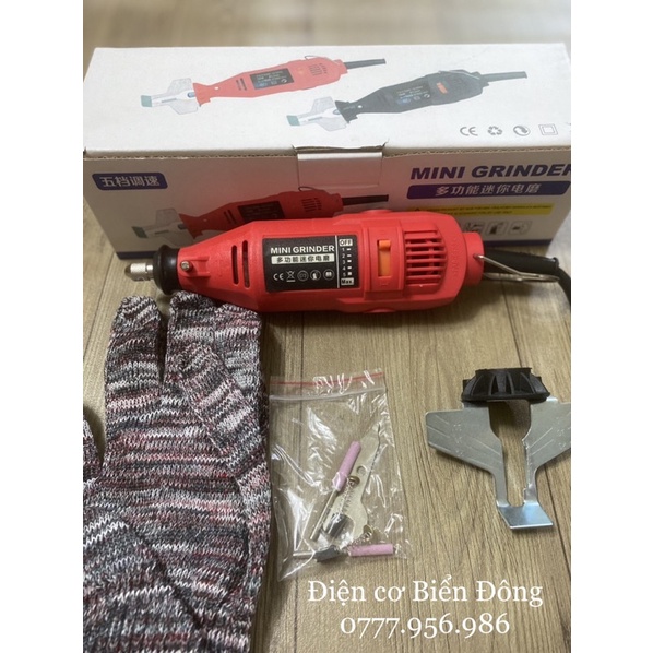 Máy mài khuôn MINI GRINDER 5 cấp độ nhanh chậm mài, khoan, cắt, điêu khắc, làm lũa gỗ, đánh bóng,chà nhám