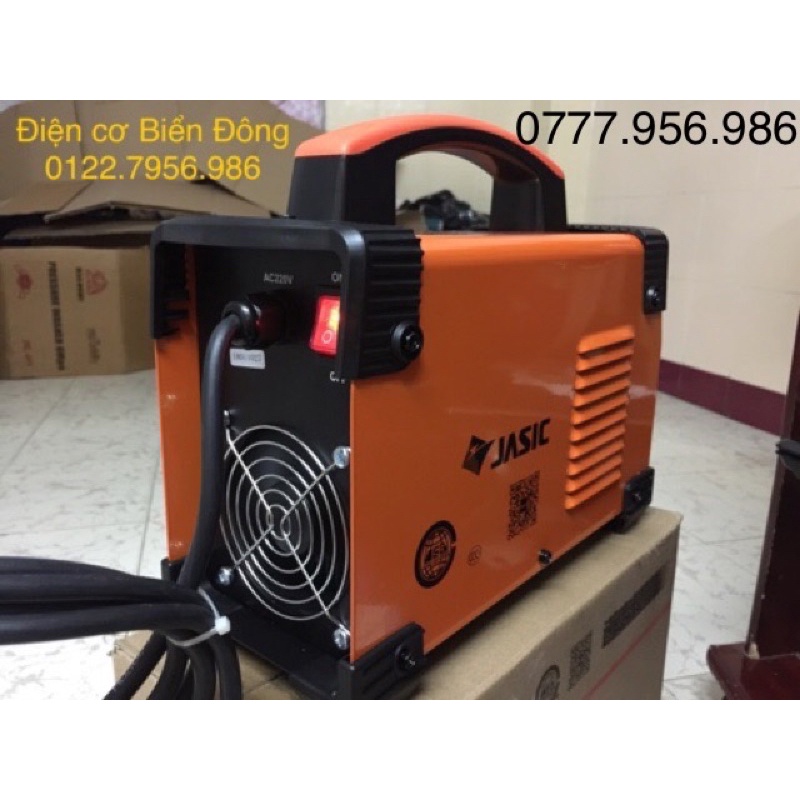 Máy Hàn điện tử JASIC ARC 200E chuyên dùng hàn sắt, tôntrong gia đình và công nghệ sản xuất Tặng bó 20 que