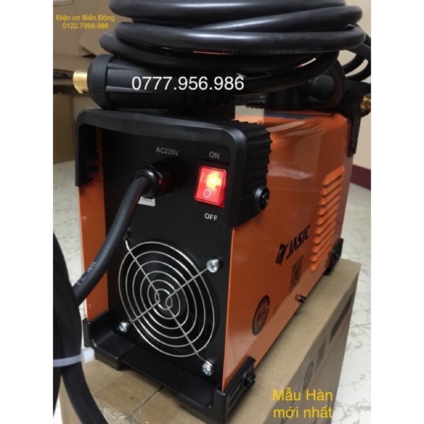 Máy Hàn điện tử JASIC ARC 200E chuyên dùng hàn sắt, tôntrong gia đình và công nghệ sản xuất Tặng bó 20 que