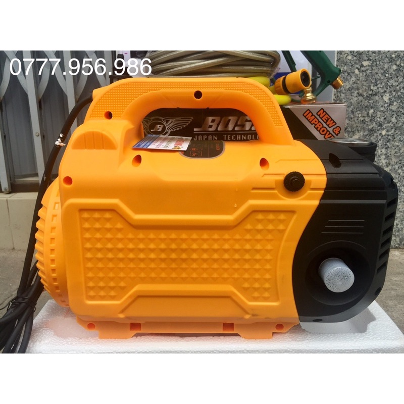 Máy rửa xe BOSS NHẬT BẢN 2500W Tặng bình bọt tuyết và ống nối dài súng 