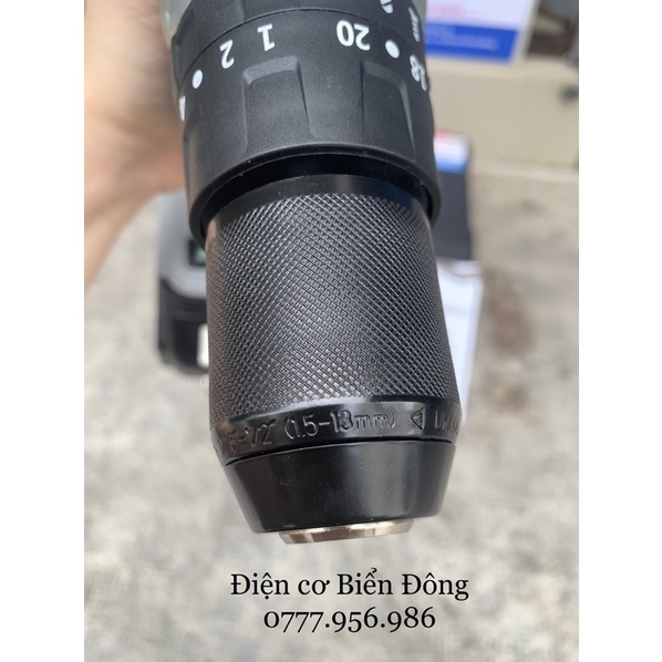 MÁY KHOAN PIN HITACHI KHÔNG CHỔI THAN PIN 199V 10 cell pin MÔ TƠ TỪ CÓ BÚA 3 CHỨC NĂNG