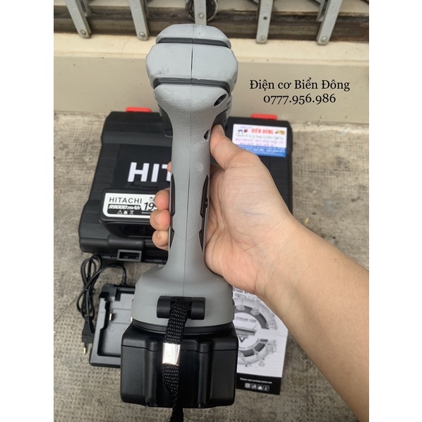 MÁY KHOAN PIN HITACHI KHÔNG CHỔI THAN PIN 199V 10 cell pin MÔ TƠ TỪ CÓ BÚA 3 CHỨC NĂNG