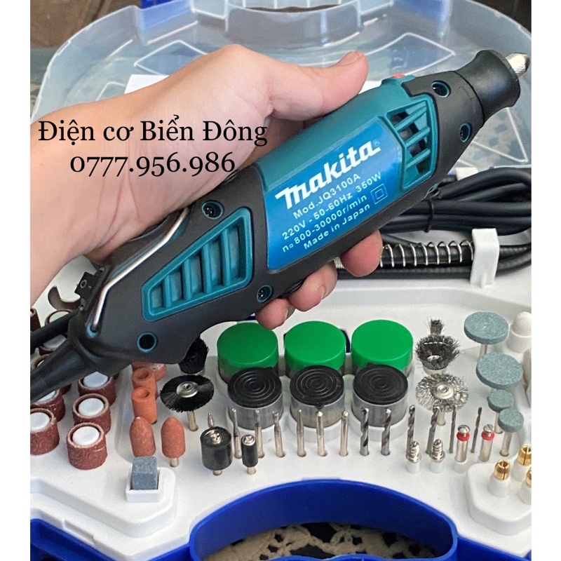 Máy mài khuôn khắc mỹ nghệ MKT JQ3100A 100 món chuyên dùng để mài,chà nhám, đánh bóng, điêu khắc.. vật liệu…