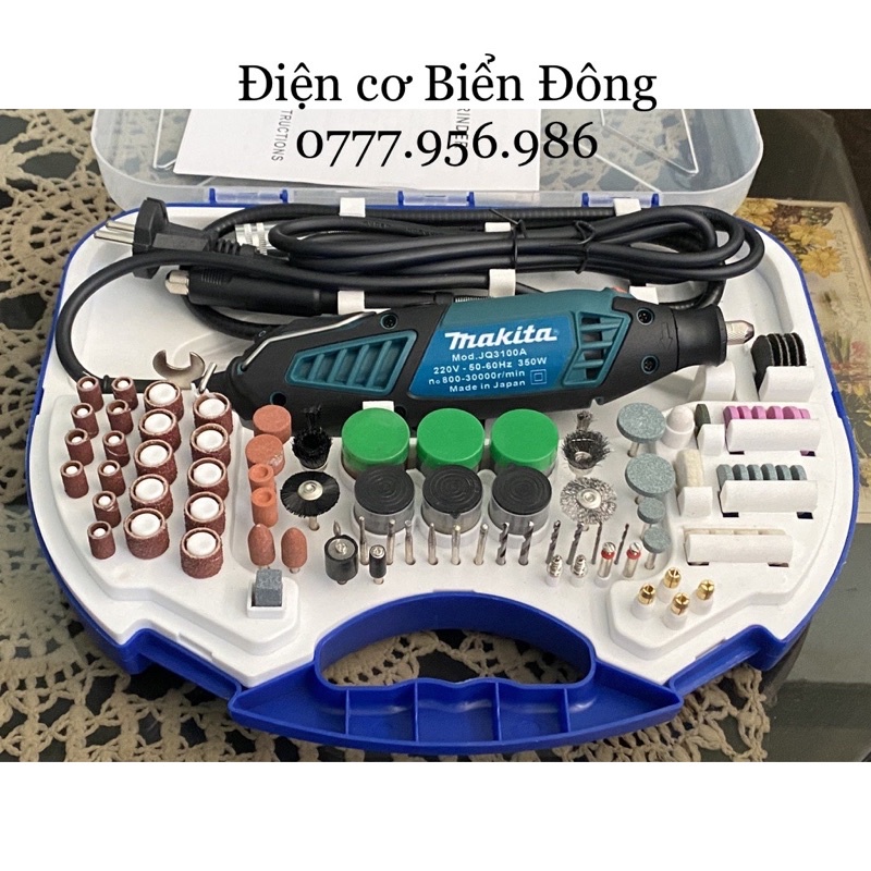 Máy mài khuôn khắc mỹ nghệ MKT JQ3100A 100 món chuyên dùng để mài,chà nhám, đánh bóng, điêu khắc.. vật liệu…