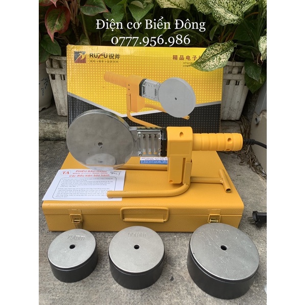 Máy hàn nhiệt ống RUFU ppr 75-110 sử dụng  để hàn cho ống và phụ kiện ppr có đường kính 75, 90, 110.