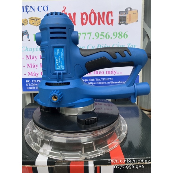 Máy chà nhám tường SUKER 950W 180mm dùng để làm mịn tường thô trước khi sơn