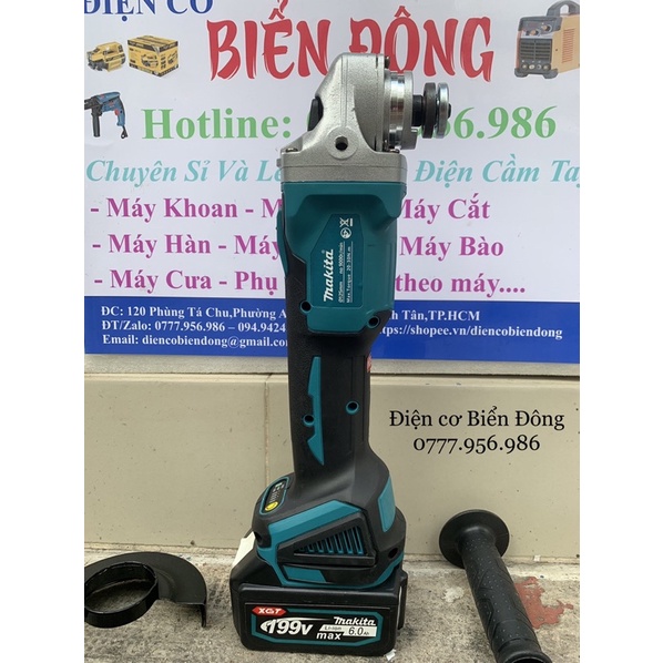 Máy Mài Góc Máy Cắt Dùng Pin MAKTIA 199V - TỪ TÍNH, KHÔNG CHỔI THAN