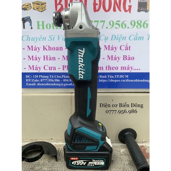 Máy Mài Góc Máy Cắt Dùng Pin MAKTIA 199V - TỪ TÍNH, KHÔNG CHỔI THAN