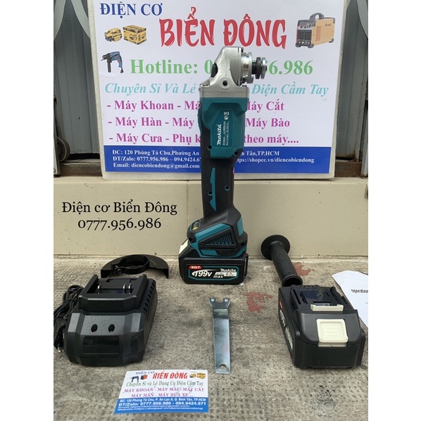 Máy Mài Góc Máy Cắt Dùng Pin MAKTIA 199V - TỪ TÍNH, KHÔNG CHỔI THAN