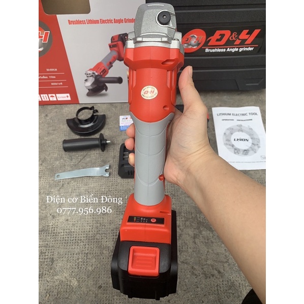 Máy Mài Góc - Máy Cắt Dùng Pin DH THAILAND 88VF - TỪ TÍNH, KHÔNG CHỔI THAN