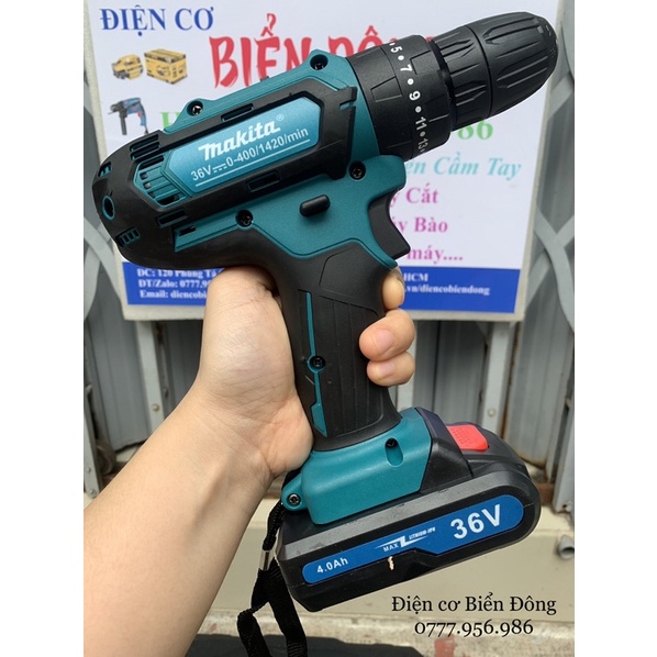 Máy khoan pin Bêtông cầm tay MKT 36V Thái Lan Tặng đầy đủ phụ kiện