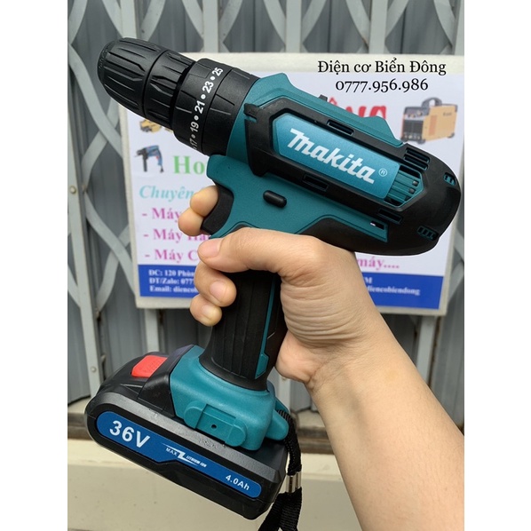 Máy khoan pin Bêtông cầm tay MKT 36V Thái Lan Tặng đầy đủ phụ kiện
