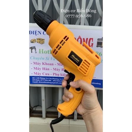 Máy khoan bắt vít Master 10-06 10 ly khoan gỗ tường bắt vít mẫu vàng đen mới nhất