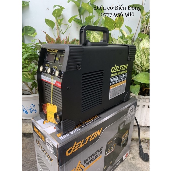 Máy Hàn điện tử DELTON MMA-650S đen INVETER cao cấp Tặng Bó 20 que Hàn que chấm boong 4 ly  