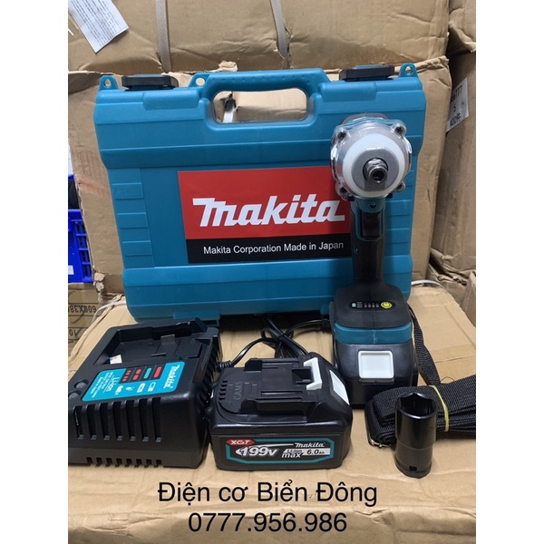 MÁY BẮN XIẾT BULONG MKT 199V đa năng HÀNG LOẠI 1, sử dụng 10 cell pin Li-ion Với công suất cao