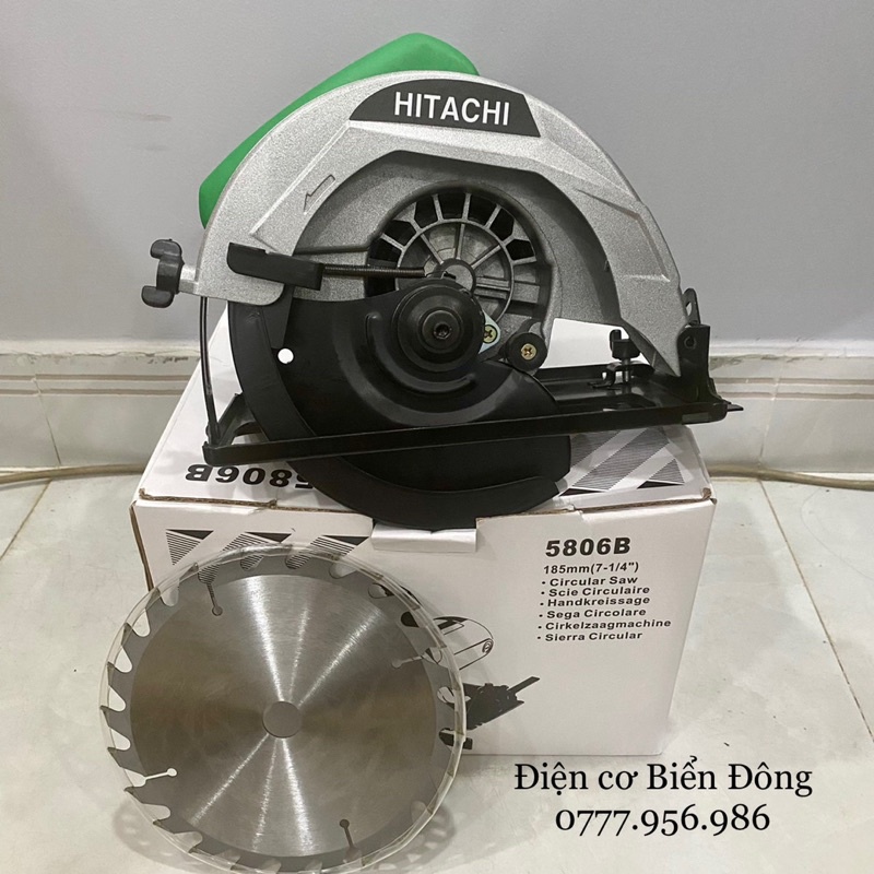 Máy cưa gỗ Máy cưa dĩa HITACHI 5806B-185 mmvới công suất 1350W mạnh mẽ
