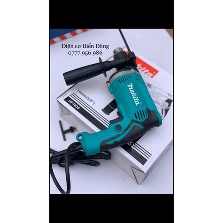 Máy khoan bê tông MKT HP1630 khoan sắt, tường, gỗ, tôn, bắn vít. Tặng thướt đo, khoá khoan, mũi khoan 
