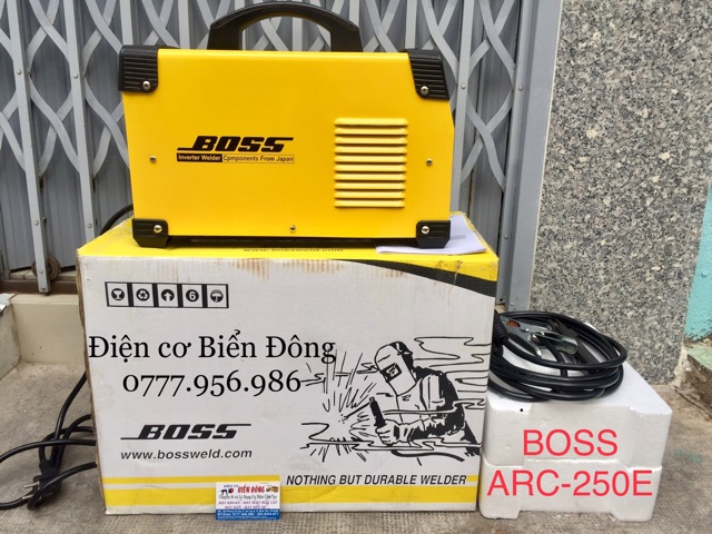 Máy Hàn điện tử BOSS FORCE ARC-250E chuyên kéo 4 ly chất lượng cao Tặng Bó 20 que