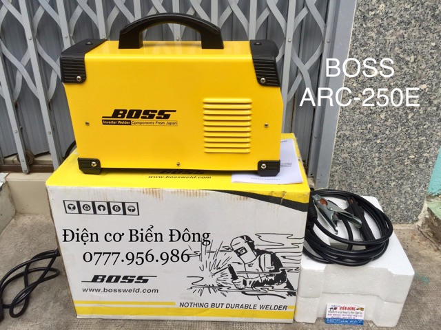 Máy Hàn điện tử BOSS FORCE ARC-250E chuyên kéo 4 ly chất lượng cao Tặng Bó 20 que