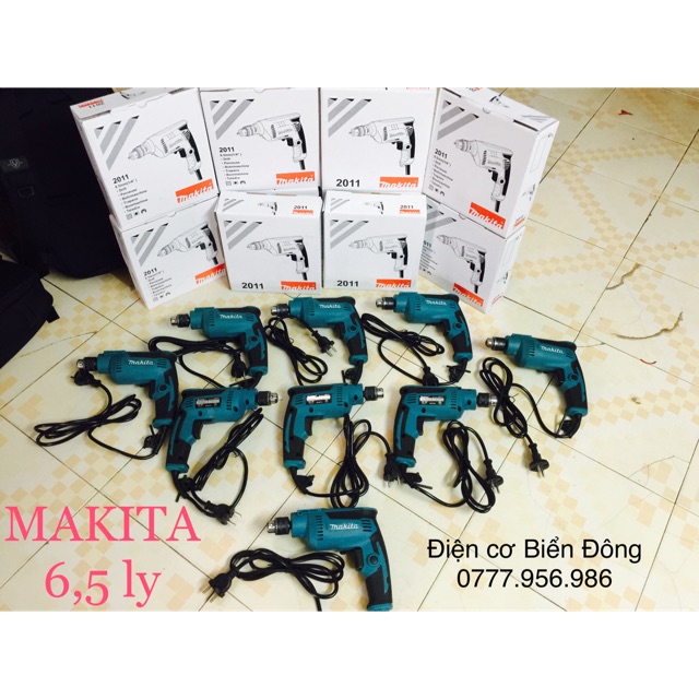 Máy khoan bê tông MAKTIA 6,5 LY chuyên dùng để khoan bê tông sắt, tường, gỗ, tôn, bắn vít.