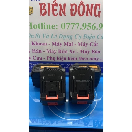 PIN TỪ 10 CELL nút đỏ DÙNG CHO MÁY KHOAN và MÀI PIN TỪ 10 CELL PIN