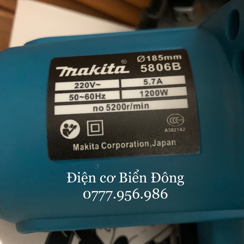 Máy cưa gỗ máy cưa đĩa MKT 5806B-185mmvới công suất 1200W mạnh mẽ