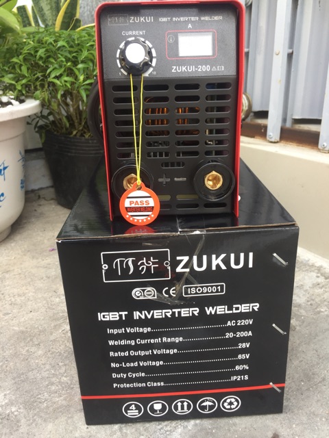 Máy Hàn điện tử Tặng bó 20 que Máy Hàn điện tử ZUKUI 200 INVERTER tiết kiệm điện năng NHẬT BẢN