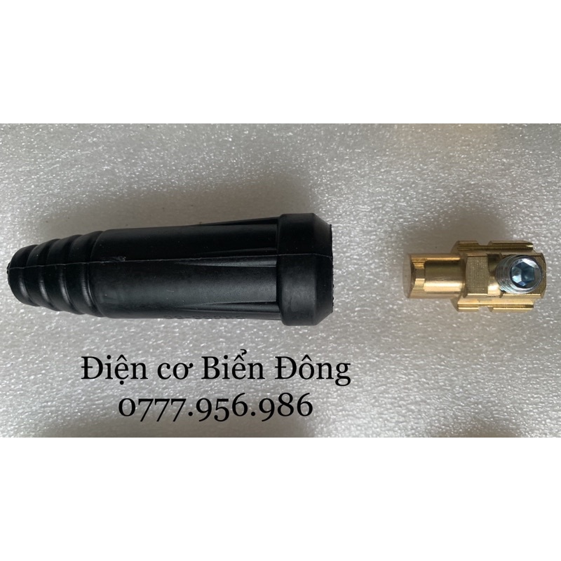 Một JACK gắn dây máy hàn nối vào cọc máy hàn loại cọc lớn có kèm lục giác 35-50
