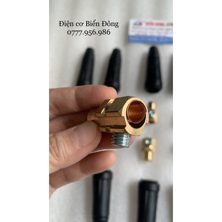 Một JACK gắn dây máy hàn nối vào cọc máy hàn loại cọc lớn có kèm lục giác 35-50