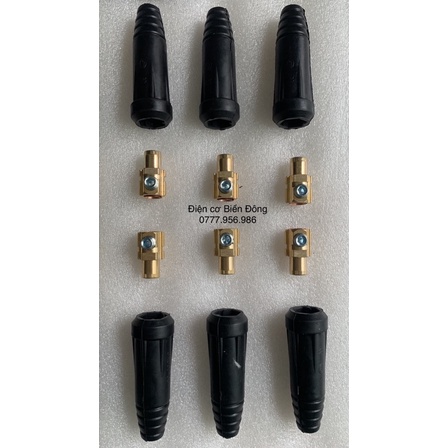 Một JACK gắn dây máy hàn nối vào cọc máy hàn loại cọc lớn có kèm lục giác 35-50