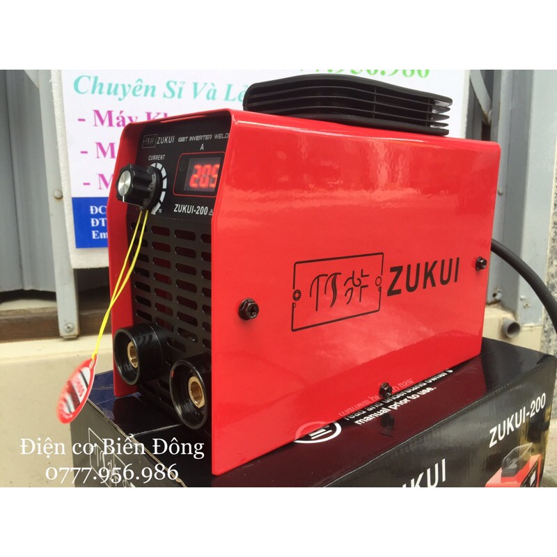 Máy Hàn điện tử ZUIKUI 200 INVERTER tiết kiệm điện hàn sắt, tôn gia đình ,công nghệ sản xuất.