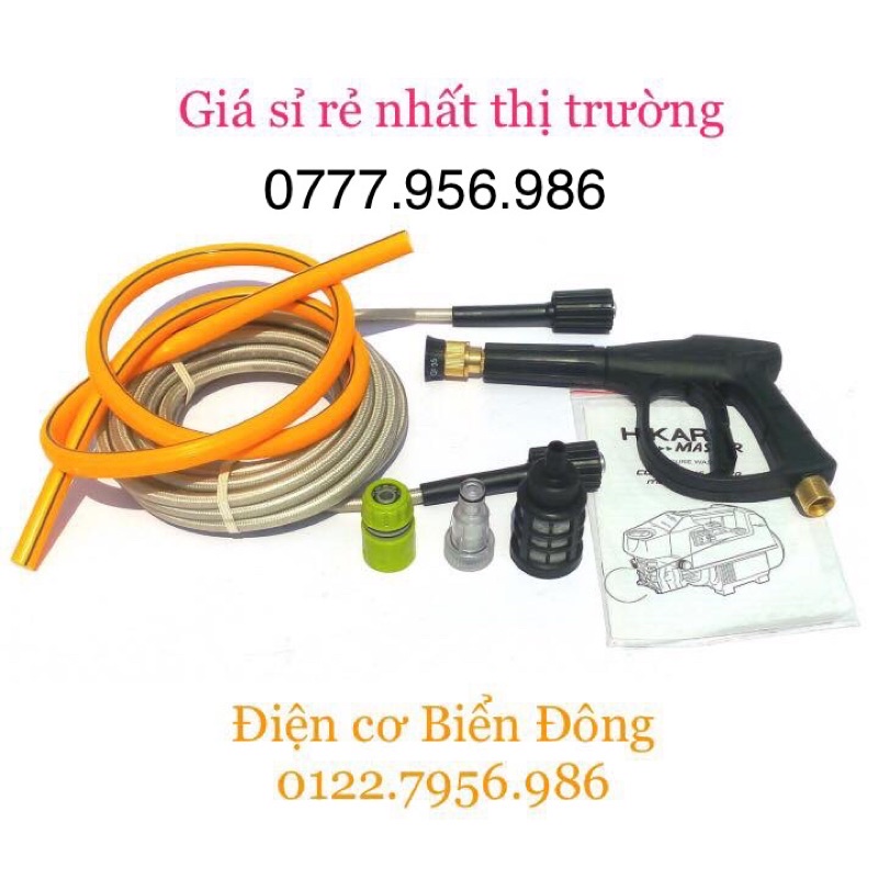 Máy rửa xe HIKARI THAILAND chuyên rửa xe hơi, tay ga.