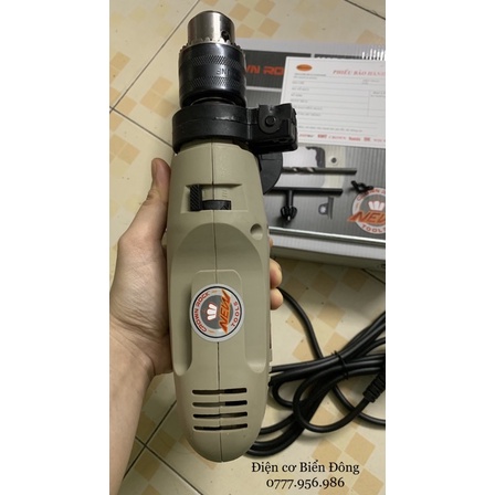 Tặng mũi khoan 35k Máy khoan CROWN ROCK CT2344 được sử dụng để khoan tường, gỗ, tôn, sắt, bắt vít
