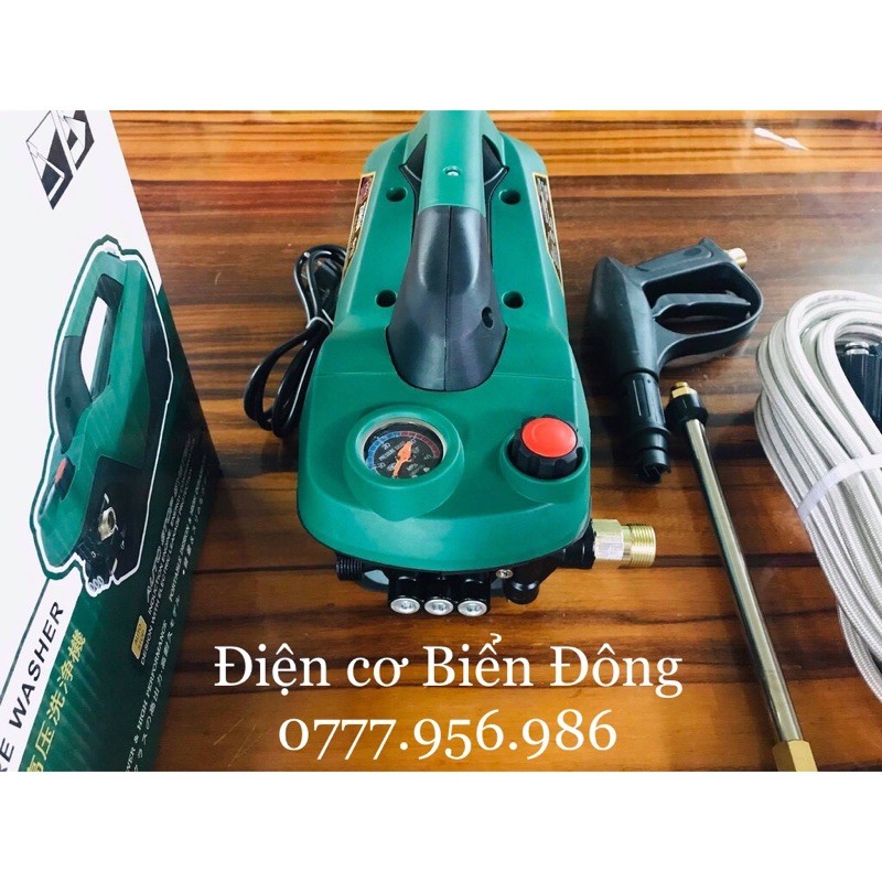 MÁY RỬA XE ZUKUI S7 2800W thiết kế mới Tặng kèm bình bọt tuyết và ống nối dài súng 