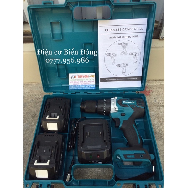 MÁY KHOAN PIN MKT KHÔNG CHỔI THAN PIN 98V 10 cell pin MÔ TƠ TỪ CÓ BÚA 3 CHỨC NĂNG