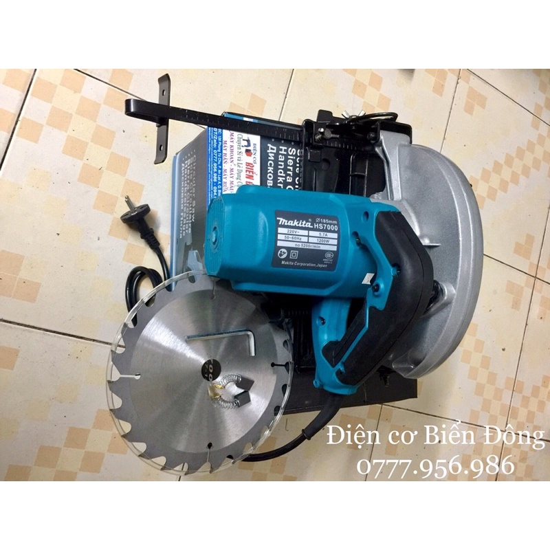 Máy cưa gỗ Máy cưa dĩa MKT HS 7000-185mmvới công suất 1200W mạnh mẽ