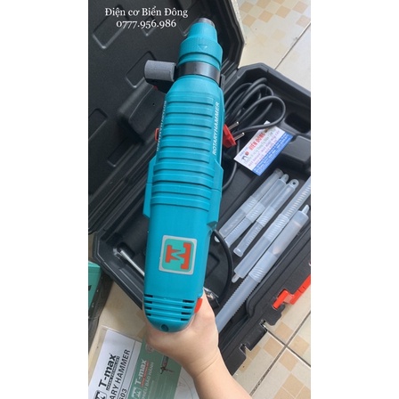 Máy khoan Bêtông TMAX TM-2603 hộp lớn 3 chức năng khoan bêtông Tặng bộ mũi gài khoan và đục 200k