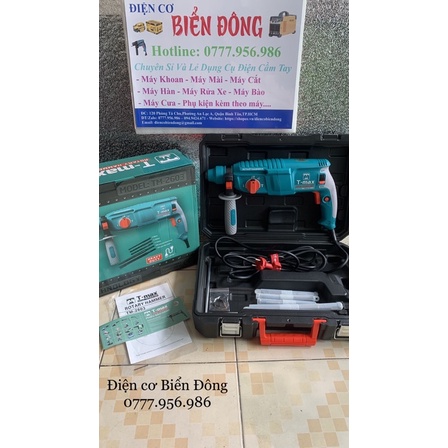 Máy khoan Bêtông TMAX TM-2603 hộp lớn 3 chức năng khoan bêtông Tặng bộ mũi gài khoan và đục 200k