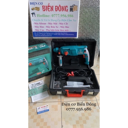 Máy khoan Bêtông TMAX TM-2603 hộp lớn 3 chức năng khoan bêtông Tặng bộ mũi gài khoan và đục 200k