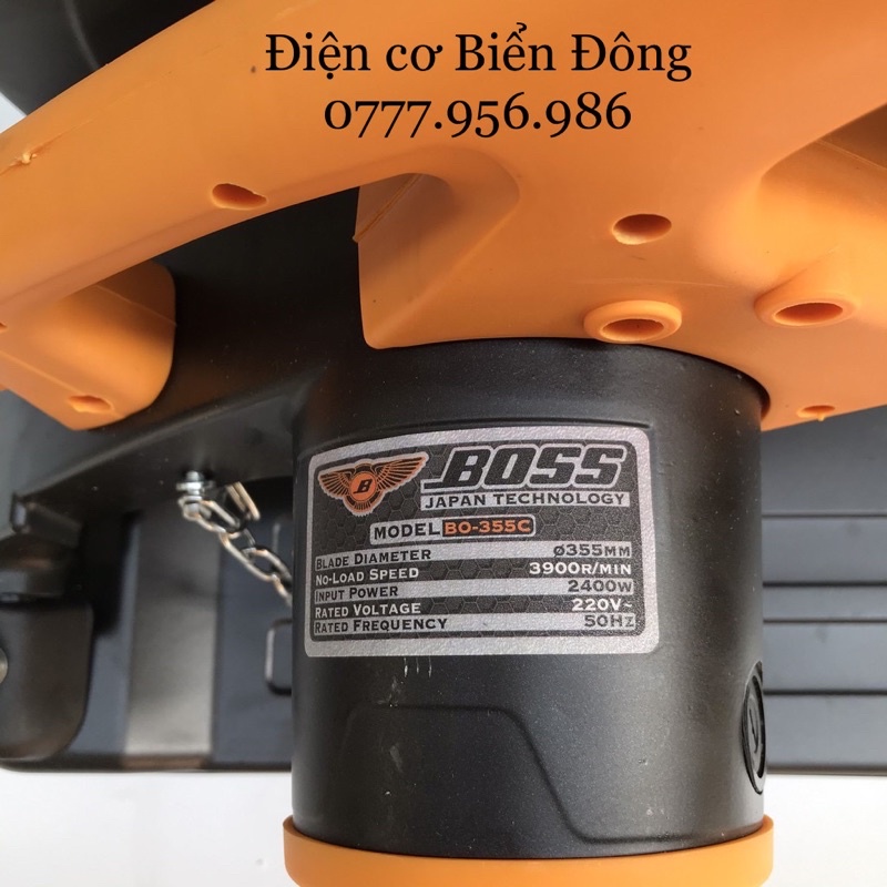Máy cắt bàn BOSS BO355 hàng loại 1, mẫu tiêu chuẩn, chuyên dùng để cắt kim loại..