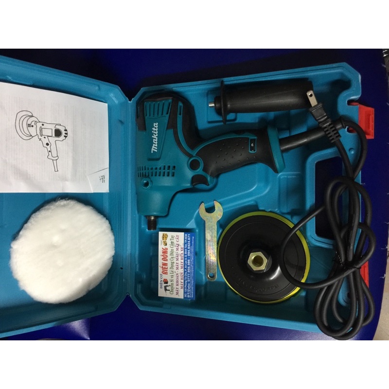 Máy đánh bóng ôtô MKT GV6010 M14 đĩa 150mm 600w đánh bóng bề mặt ôtô, gỗ, gương,mỹ nghệ