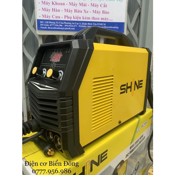 Máy hàn MIG SHINE 200S mini 3 chức năng, Hàn không khí, Hàn dùng khí và Hàn que sắt, kẽm, nhôm,inox