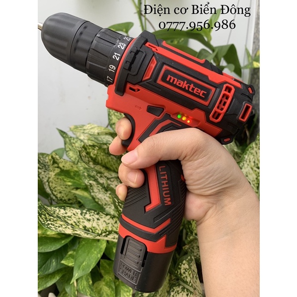 Bộ 3 phụ kiện máy khoan pin MAKTEC 12V khoan sắt gỗ tôn bắt vít