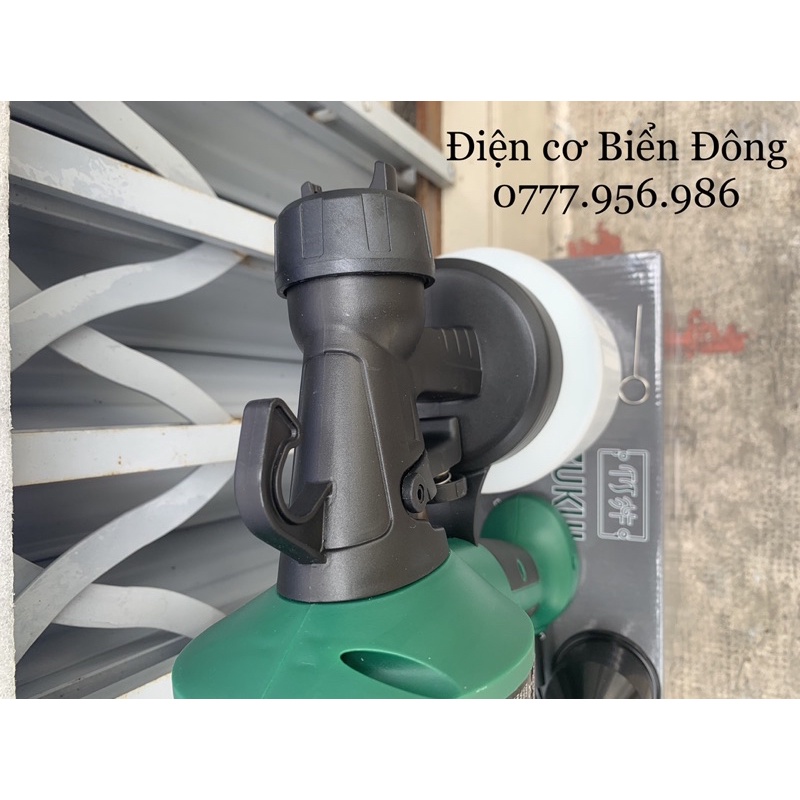 Máy phun sơn Zukui ZK400 - 400W hoạt động bằng nguồn điện, là dụng cụ chuyên dùng để sơn vật liệu